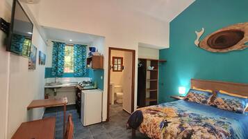 1 habitación, escritorio, wifi gratis y ropa de cama