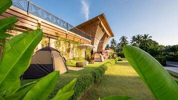 基础帐篷房, 无烟房 | 外观