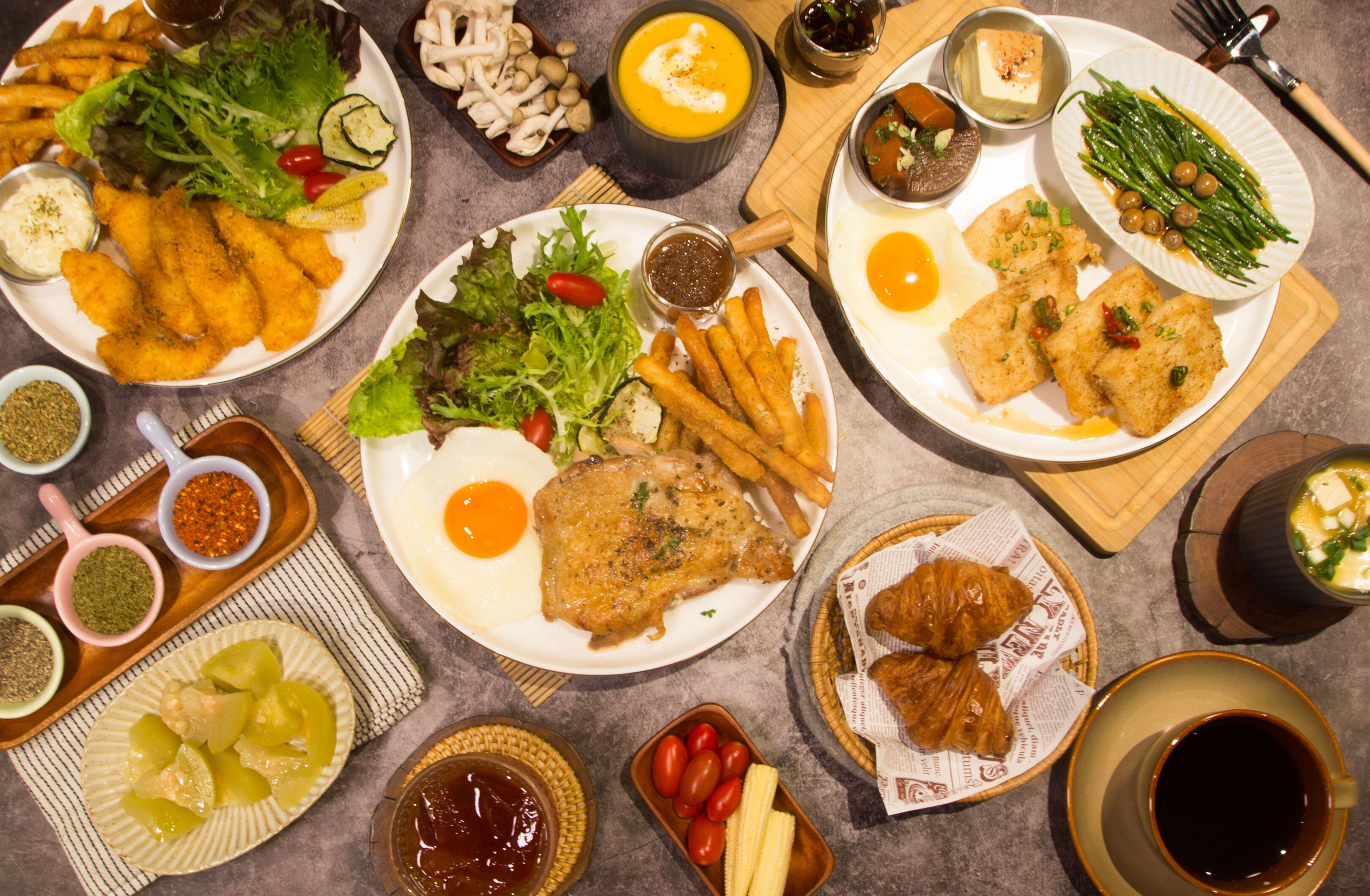 Petit déjeuner préparé sur commande (240 TWD par personne)