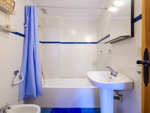 Hair dryer, towels