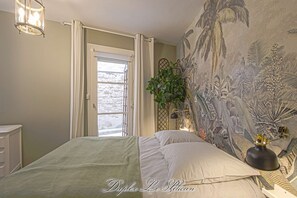 2 chambres, bureau, Wi-Fi, draps fournis
