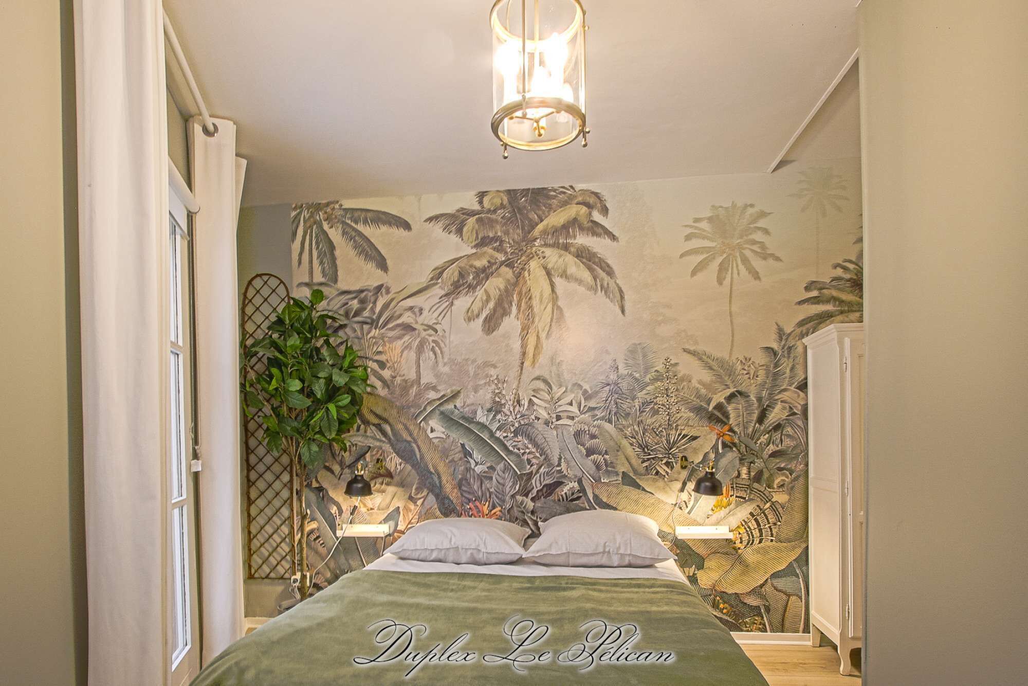 2 chambres, bureau, Wi-Fi, draps fournis