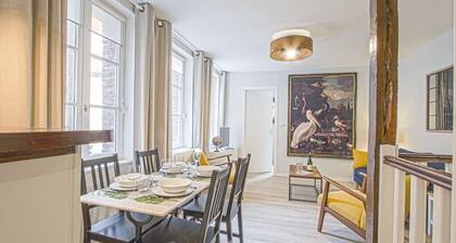 Super calm cosy & cute 2 bdr at the heart of Old Honfleur- Duplex Le Pélican ★★★★