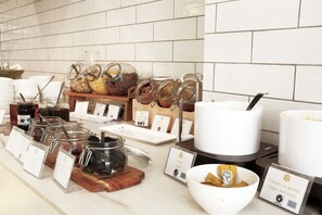Gratis morgenmadsbuffet hver dag