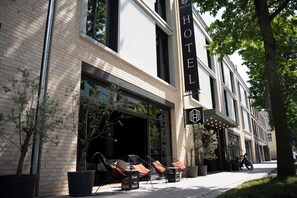 Façade de l’hébergement