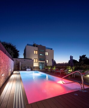 Una piscina riscaldata