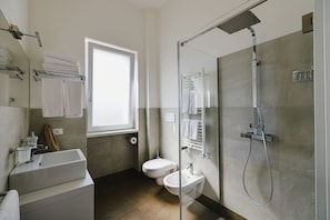 Shower, hair dryer