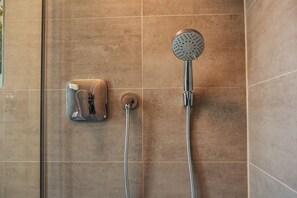Shower, hair dryer