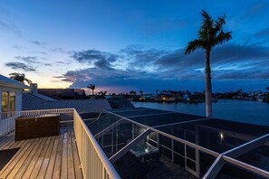 Terrace/patio - Outdoor Kitchen, Heated Pool, - Villa Bay Vista - Roelens Vacations (Cape Coral)