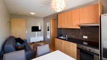 Panoramic Apartment, 1 Double Bed with Sofa bed, City View | Desk, free WiFi, bed sheets