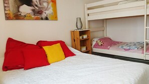 2 chambres, Wi-Fi gratuit, draps fournis