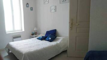 2 chambres, Wi-Fi gratuit, draps fournis