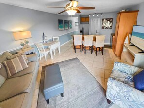 Condo, 1 Bedroom | Living room - Gulf View #229 by Destin Getaways (Miramar Beach)