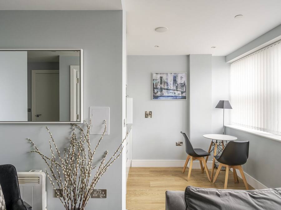 Apartamento, baño privado, vistas a la ciudad | Restauración