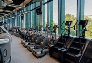 Lägenhet - privat badrum - utsikt mot staden | Gym