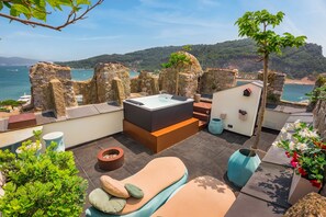 Suite, baño en la habitación (Capitolare Suite Tower) | Terraza o patio