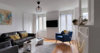 In the center of Granville