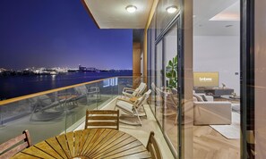 Premium-lejlighed | Udsigt fra balkon