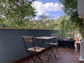 Rom – exclusive, 1 queensize-seng, balkong | Terrasse/patio