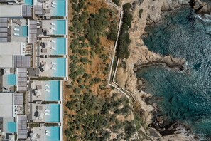 منظر من الجو على ارتفاع عالٍ