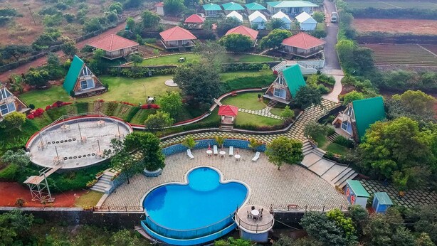 Aerial view - Nirvana Eco & Agro Resort (Jaoli)