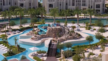 Indoor pool, free pool cabanas, pool umbrellas