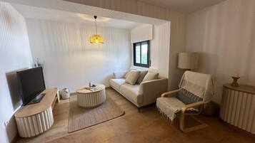 Télévision, cheminée