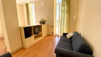 Camera Executive | Area soggiorno | TV a schermo piatto 32 pollici con canali satellitari, TV