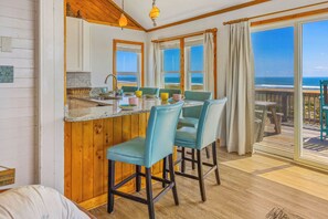 Interior - Oceanfront Dog Friendly w/ Hot Tub, Private Beach Access, Cargo Lift, Cmty Perks (Avon)