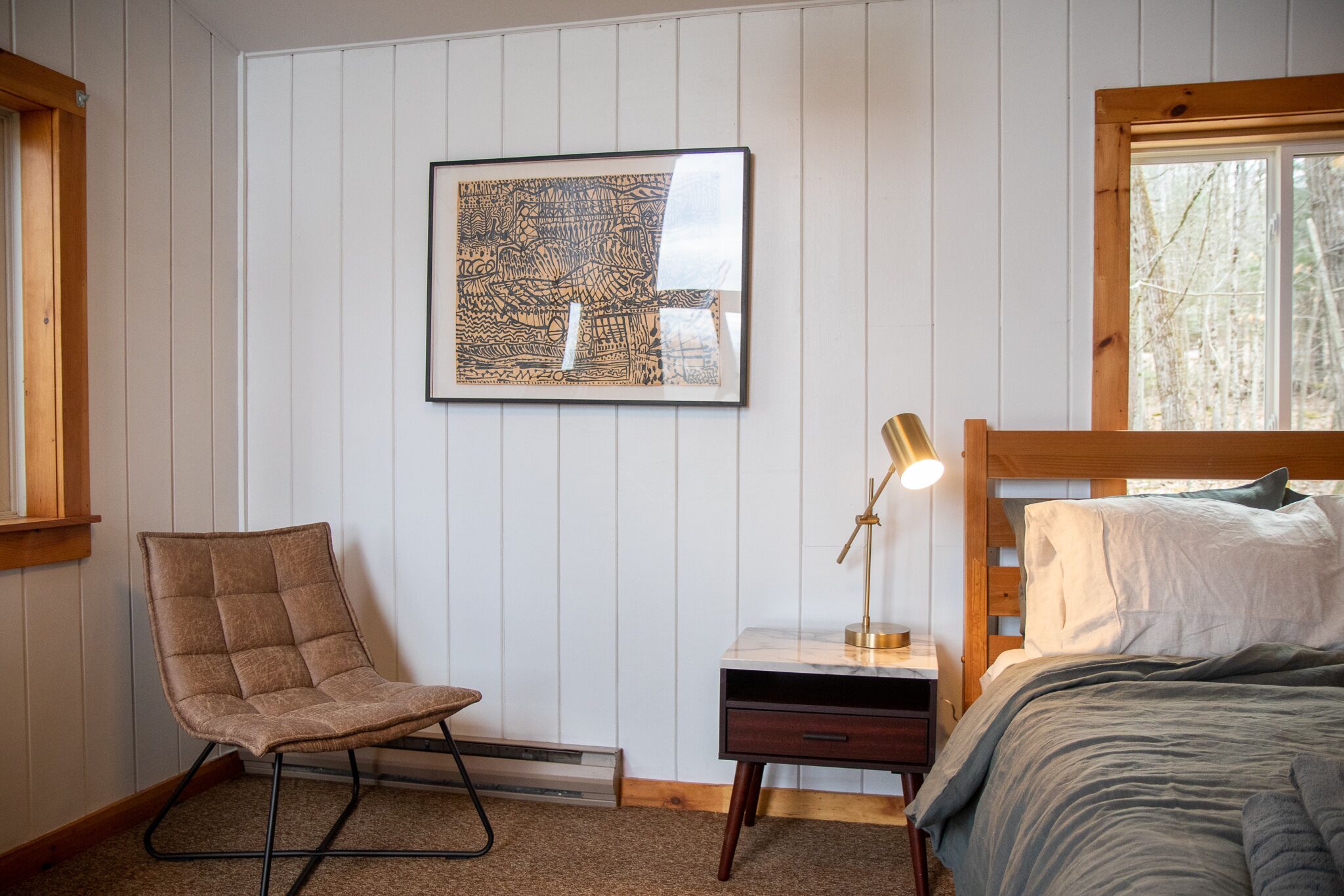 Cozy Updated Log Cabin with Mountain Views close to Monadnock