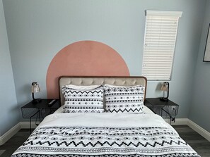 1 makuuhuone, silitysrauta/-lauta, ilmainen Wi-Fi