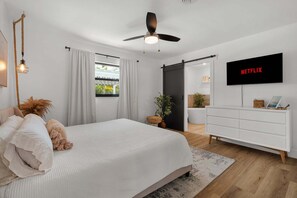 3 Schlafzimmer, Reisekinderbett, WLAN, Bettwäsche
