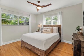4 bedrooms, iron/ironing board, travel crib, WiFi