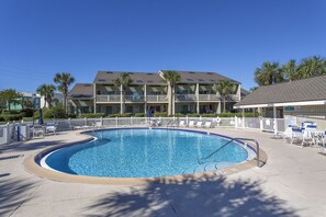 Una piscina riscaldata