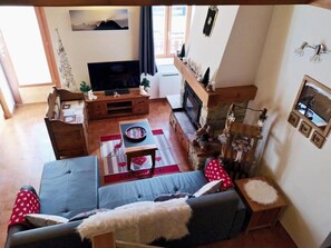 Living area - 2nd floor, balcony, tv, ski locker, 90m², Pralognan-la-Vanoise (Pralognan-la-Vanoise)