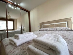 1 bedroom, iron/ironing board, travel crib, free WiFi