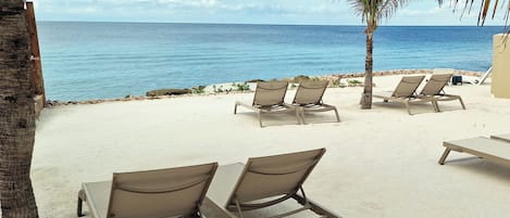 Spiaggia privata, sabbia bianca