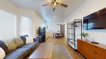 50-inch TV with cable channels