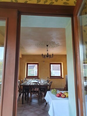 Daily buffet breakfast (EUR 10 per person)