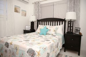 1 多间卧室、熨斗/熨衣板、WiFi、床单