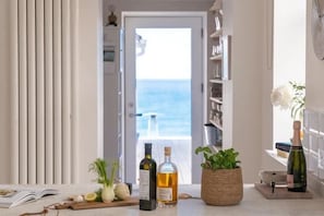 Udsigt fra overnatningsstedet