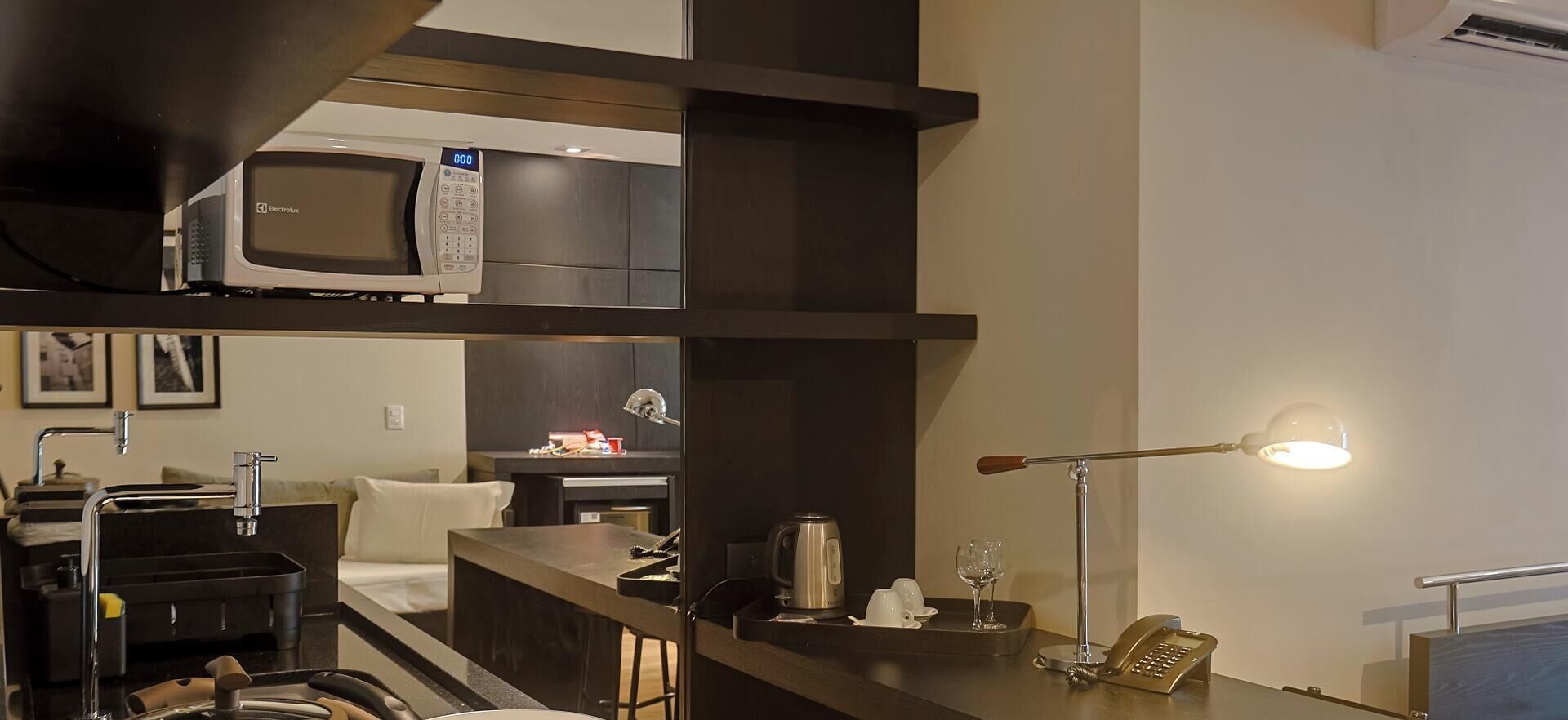 Loft Premium | Cocina privada | Frigobar 