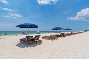 On the beach