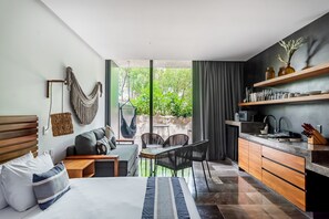 Luxury Suite, 1 King Bed with Sofa bed, Private Pool, Courtyard Area | In-room safe, blackout drapes, iron/ironing board, free WiFi - IIK Tulum by The Spot Rentals (Tulum)