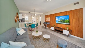 TV - Colorful and Modern Condo Just 10 min From Disney! Balcony With Sweeping View. #2sl205 (Kissimmee)