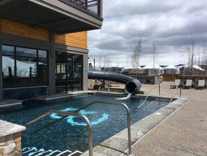 Indoor pool, outdoor pool