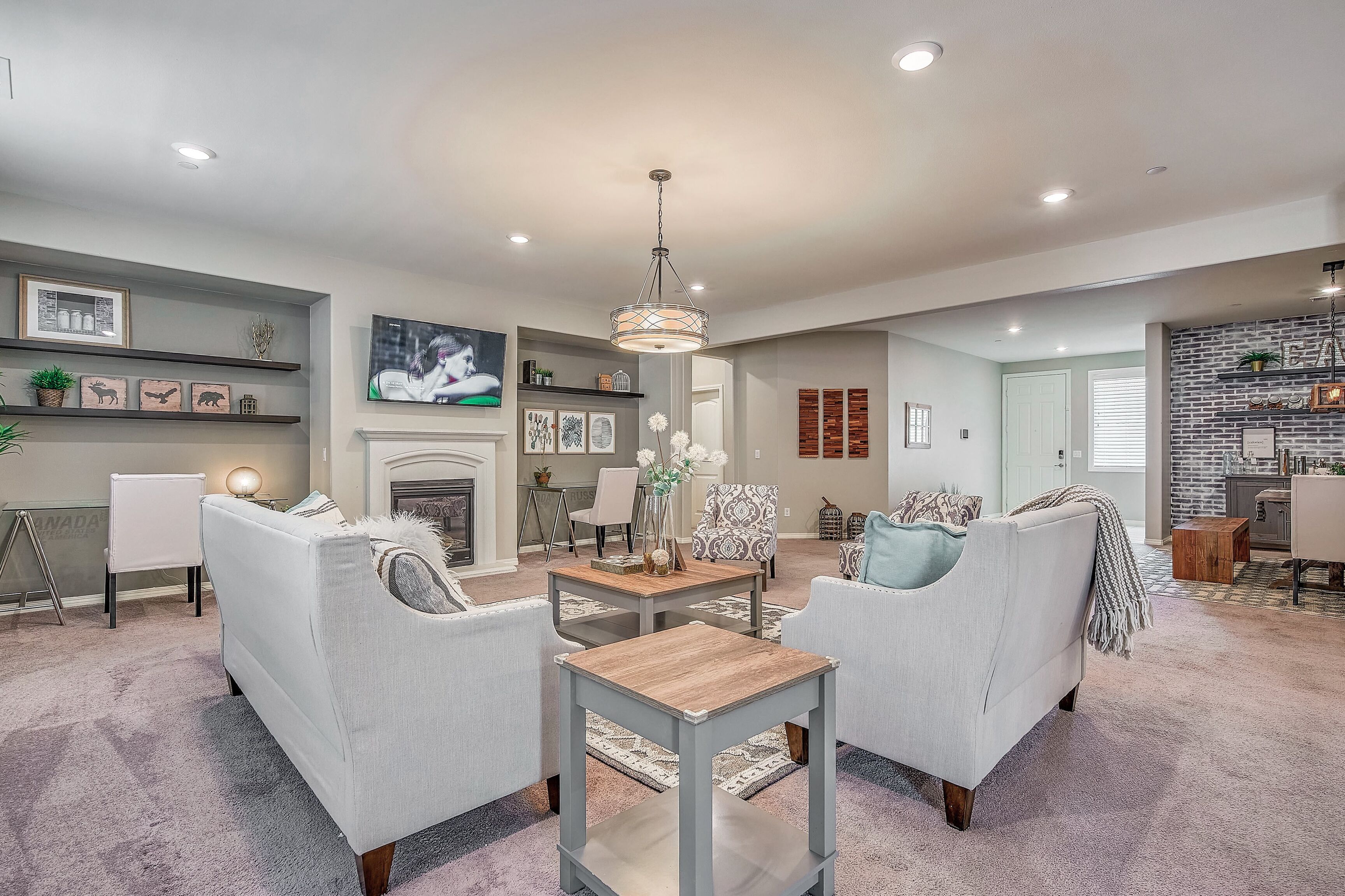 1000MBPS Wifi★One Story Luxury 5 Bedrooms Model Home