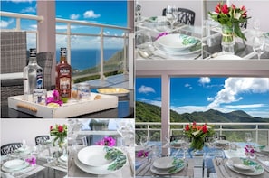 Premium-Penthouse, 2 Schlafzimmer, Meerblick | 1 Schlafzimmer, hochwertige Bettwaren, Select-Comfort-Betten