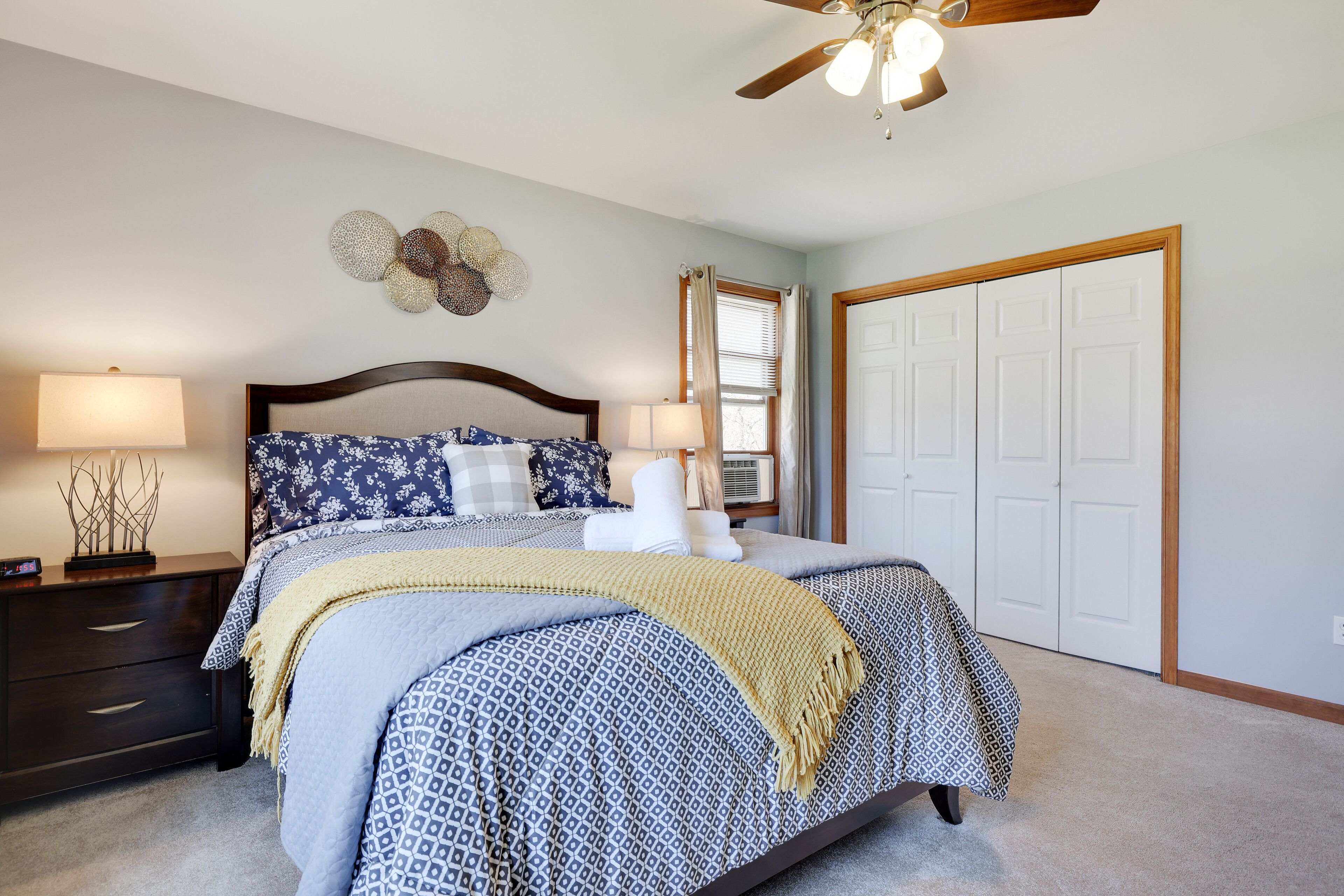 Peaceful Villa w Private POOL / AC/ game room / loft /WiFi Sleep 9 ☀️, ⛱️