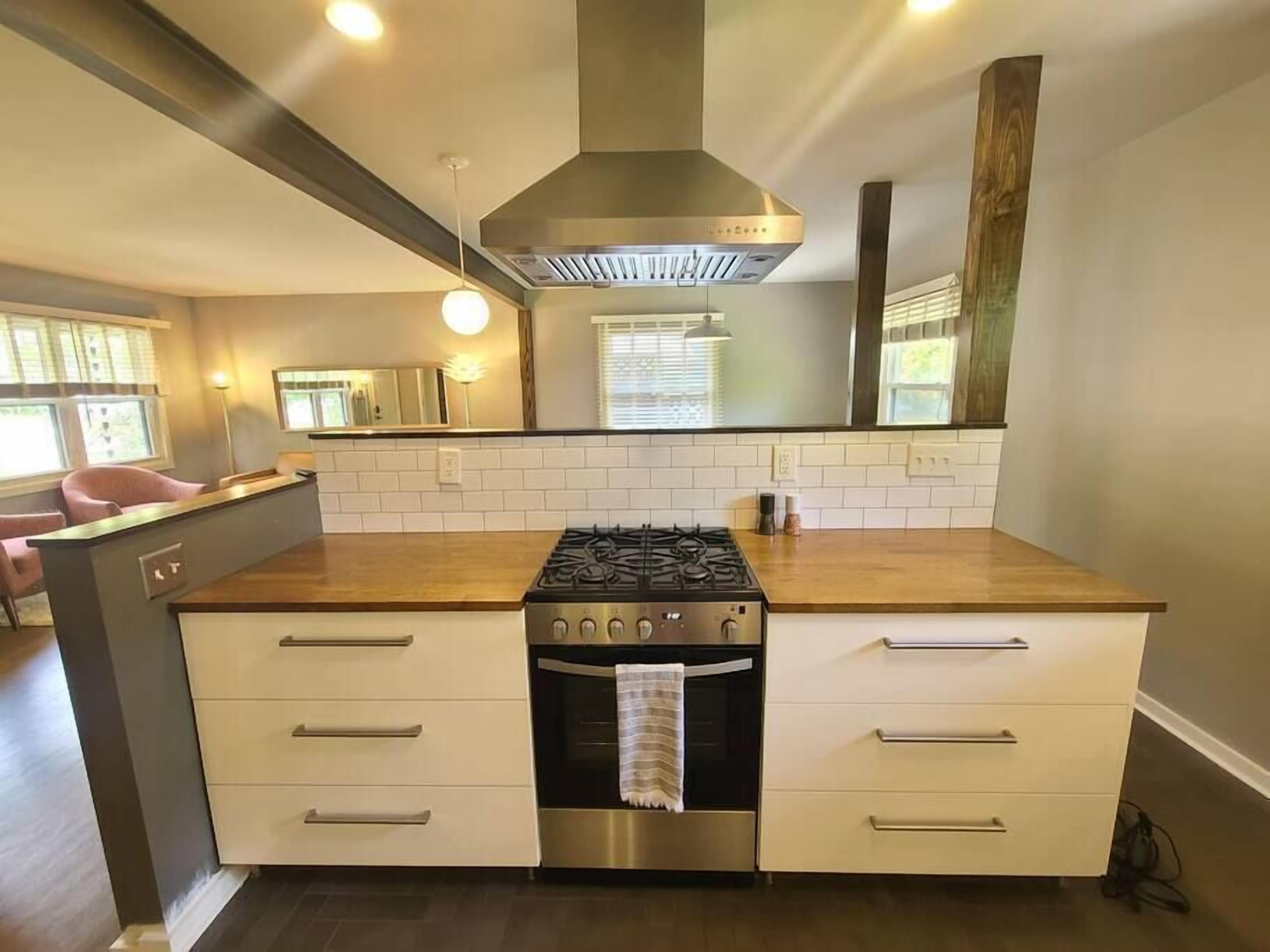 Lovely garden home located steps from the water.